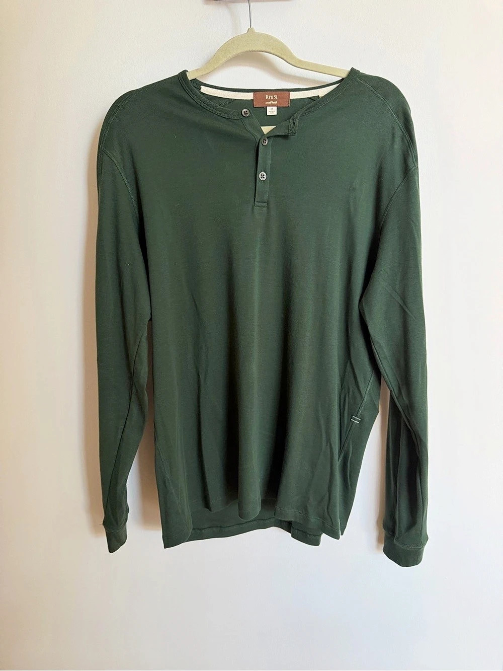 Rye 51 Men's Green Long Sleeve Shirt